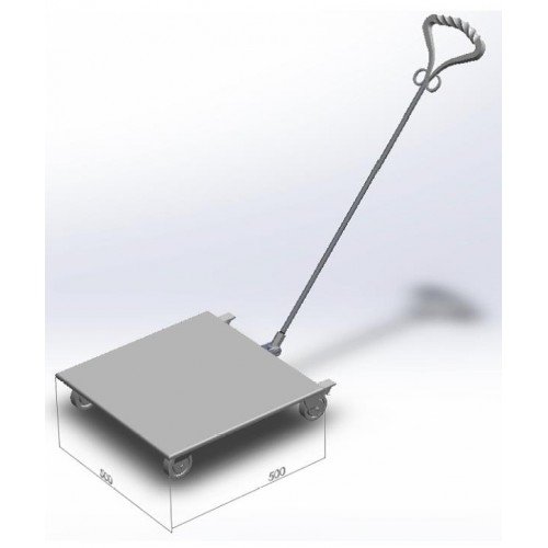 Тележка на колесах (столешница 50 см) для тандыров Донской/Кочевник/Охотник/Есаул купить в Екатеринбурге