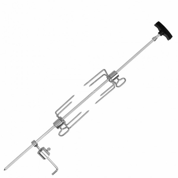 Вертел с 2-мя зажимами, экраном и электромотором для угольных грилей TrevelQ-285 купить в Екатеринбурге