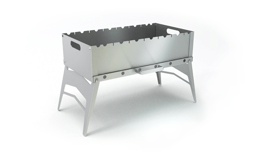 Мангал складной из нержавеющей стали "Optimus Plus Stainless" купить в Екатеринбурге