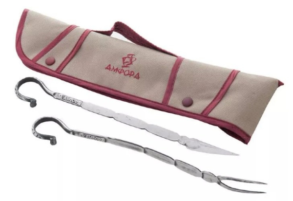 Набор для пикника кованый (нож-вилка) купить в Екатеринбурге