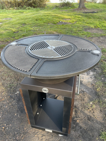 PREMIUM SQUARE (облицовано термодеревом) 750 Гриль-очаг купить в Екатеринбурге