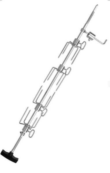Вертел с 4-мя зажимами и электромотором для газовых грилей 600/605/730 купить в Екатеринбурге