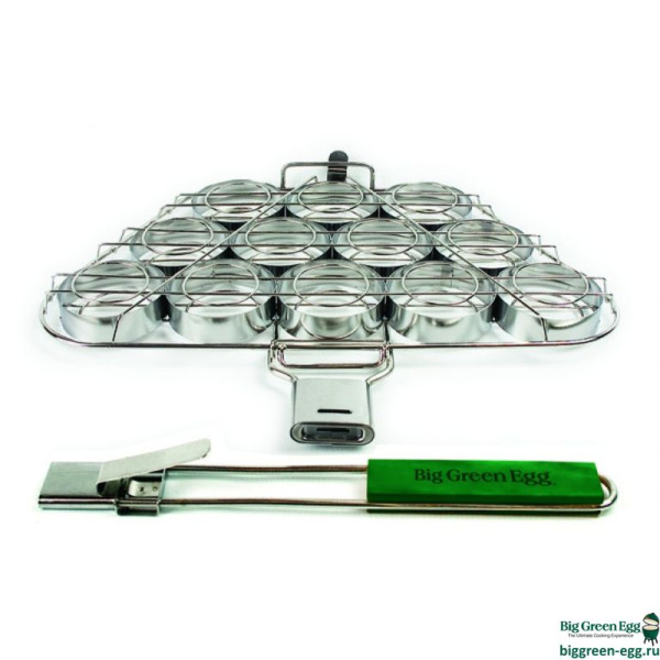 Решетка для мини-бургеров, 12шт., нерж.сталь, съёмная ручка купить в Екатеринбурге