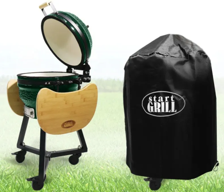 Керамический гриль-барбекю Start grill-16 PRO Зеленый (39,8 см) купить в Екатеринбурге