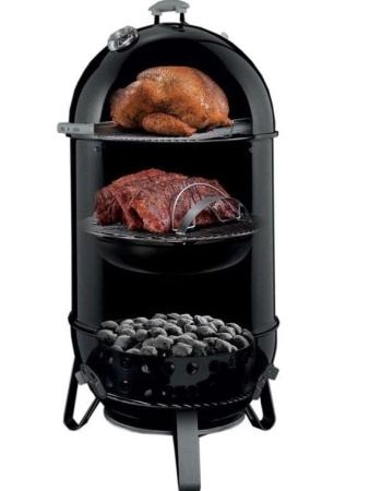 Коптильня Smokey Mountain Cooker, 47 см, Черный купить в Екатеринбурге