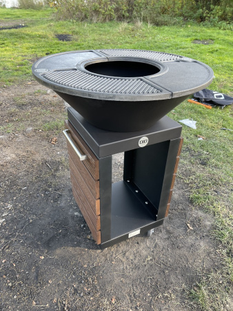 PREMIUM SQUARE (облицовано термодеревом) 750 Гриль-очаг купить в Екатеринбурге