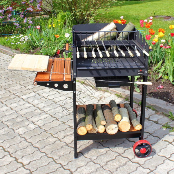 Гриль передвижной "ORION 60" с решеткой из нержавеющей стали купить в Екатеринбурге