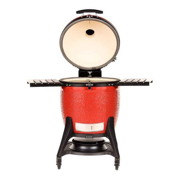 Гриль Big Joe III*** Red МОБИЛЬНЫЙ с тележкой, боковыми полками, жароотсекателем и инструментами купить в Екатеринбурге