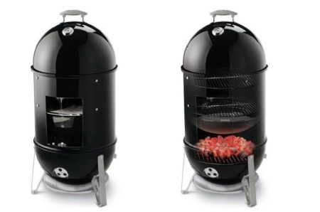 Коптильня Smokey Mountain Cooker, 47 см, Черный купить в Екатеринбурге