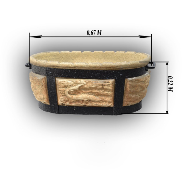 Керамический мангал купить в Екатеринбурге