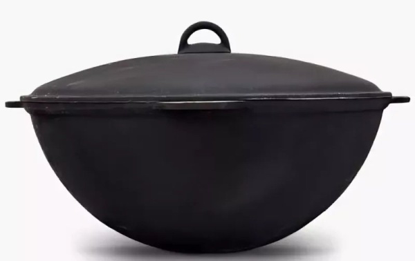 Казан Чугунный 12л с крышкой Чугунной купить в Екатеринбурге